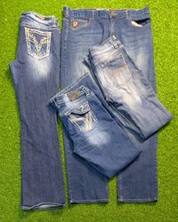 6335 - Unbranded Straight and Flare Jeans