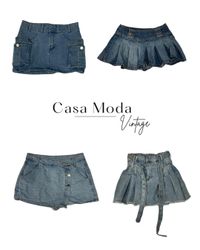 160626-12 denim mini skirts 10 pcs