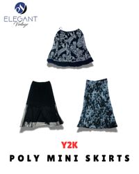 Y2K Poly Midi  Skirts - EV1721