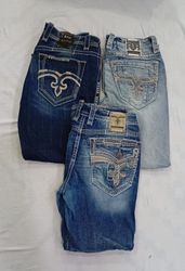 CR9255 Vintage Rock Revival Men’s Jeans