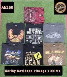 Harley Davidson vintage t shirt ak265