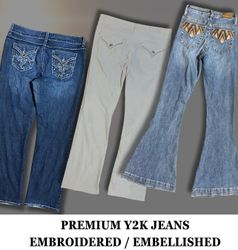 Y2K Bootcut jeans for Women