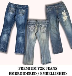Premium Y2K Flared Jeans for Women