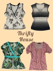 Y2K Floral Fantasy Tops(TH/484)