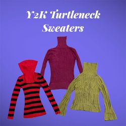 Y2K Turtleneck Sweaters - (17/06)