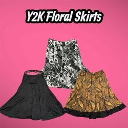Y2K Floral Skirts - (17/06)