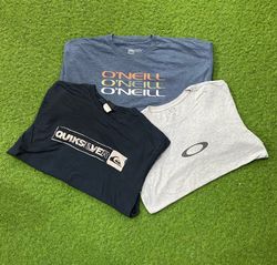 Branded T-Shirts Including Quik Silver, Oakley & O..