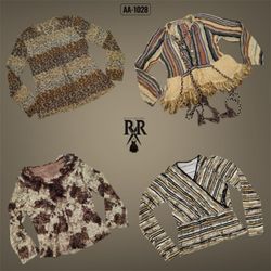 Y2K Earthy Tone Mix Full Sleeve tops (AA-1028)
