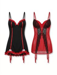 (FV-1726) Y2K Gothic Baby Doll