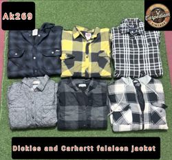 Dickies and Carhartt flannel jacket ak269