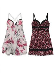 (FV-1725) Y2K Floral Cami Tops Bundle | Vintage Me..