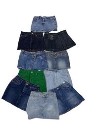 Denim Mini Skirts