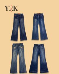 Y2K Vintage Flare Jeans Collection (Yv-693)