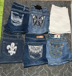 WALLFLOWER AND OTHER BRAND MINI MICRO SHORTS (21)