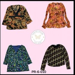Floral Printed Poly Long Sleeve Blouse – Lightweig..