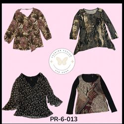 Floral Printed Poly Long Sleeve Blouse – Lightweig..