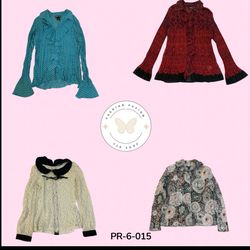 Trendy Printed Poly Blouse L.S – Casual Smart-Casu..