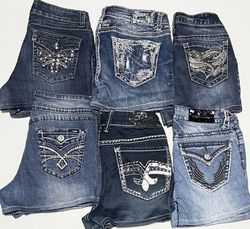 Y2k mini shorts with good embroidery Bundles #22