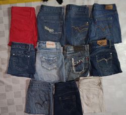 CATO, LEVI'S AND OTHER MIX BRANDS MINI SKIRTS (ID ..