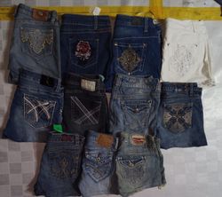 AMETHYST AND OTHER MIX BRANDS MINI SHORTS (ID 1101..