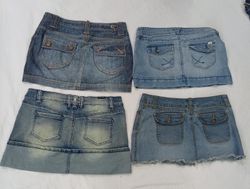 CR9277 Y2K Denim Skirts