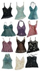 Y2K camisole tops