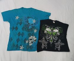 CR9285 Vintage Skull T-Shirts