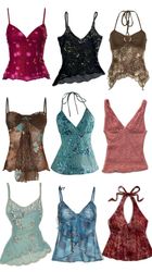 Y2K camisole tops