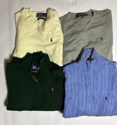 ラルフ・ローレン qtr ジッパー＆軽量セーター