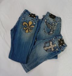 CR9294 Vintage Miss Me Flare and Straight Jeans