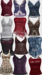 Y2K camisole tops