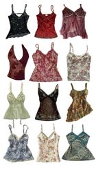 Y2K-Camisole-Oberteile