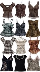 Y2K camisole tops