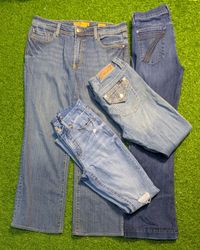 6361 - Unbranbed Straight and Flare Jeans