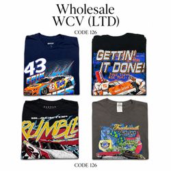 Nascar Print T Shirt (Wcv: 126)