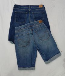 CR9307 Upcycled Y2K Denim Shorts