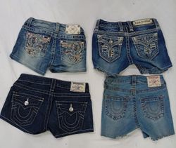 CR9310 Upcycled Mix Branded Kids Shorts