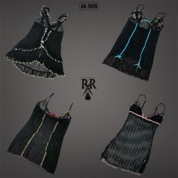 Y2K Black Gothic Lingerie (AA-1039)