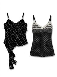 (FV-1769) Y2K Polka Dots Tops