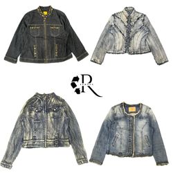 Y2K Era Cyber Girl Denim Jacket RW-2148