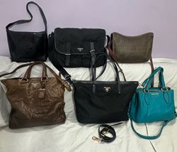 6 Authentic designer bags