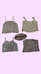 Y2k baddies beaded tops
