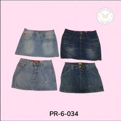 Washed Denim Mini Skirt – Retro Inspired Summer Mu..
