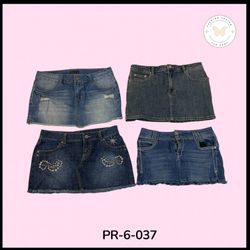 Washed Denim Mini Skirt – Retro Inspired Summer Mu..