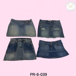 Casual Stretch Denim Mini Skirt – Comfy Everyday W..