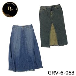 Women’s Denim Long Skirt – Premium Y2K Vintage Sty..