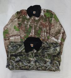 CR9318 Upcycled Carhartt Camo Jackets