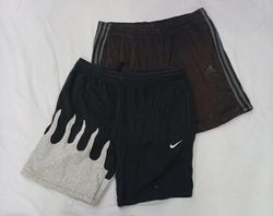 CR9329 Upcycled Mix Branded Flame Shorts
