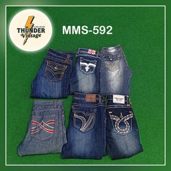 Y2K Flared Jeans (Mms-592)