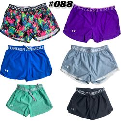 Vibrant Y2K Neon Splatter & Bold Elastic Gym Short..